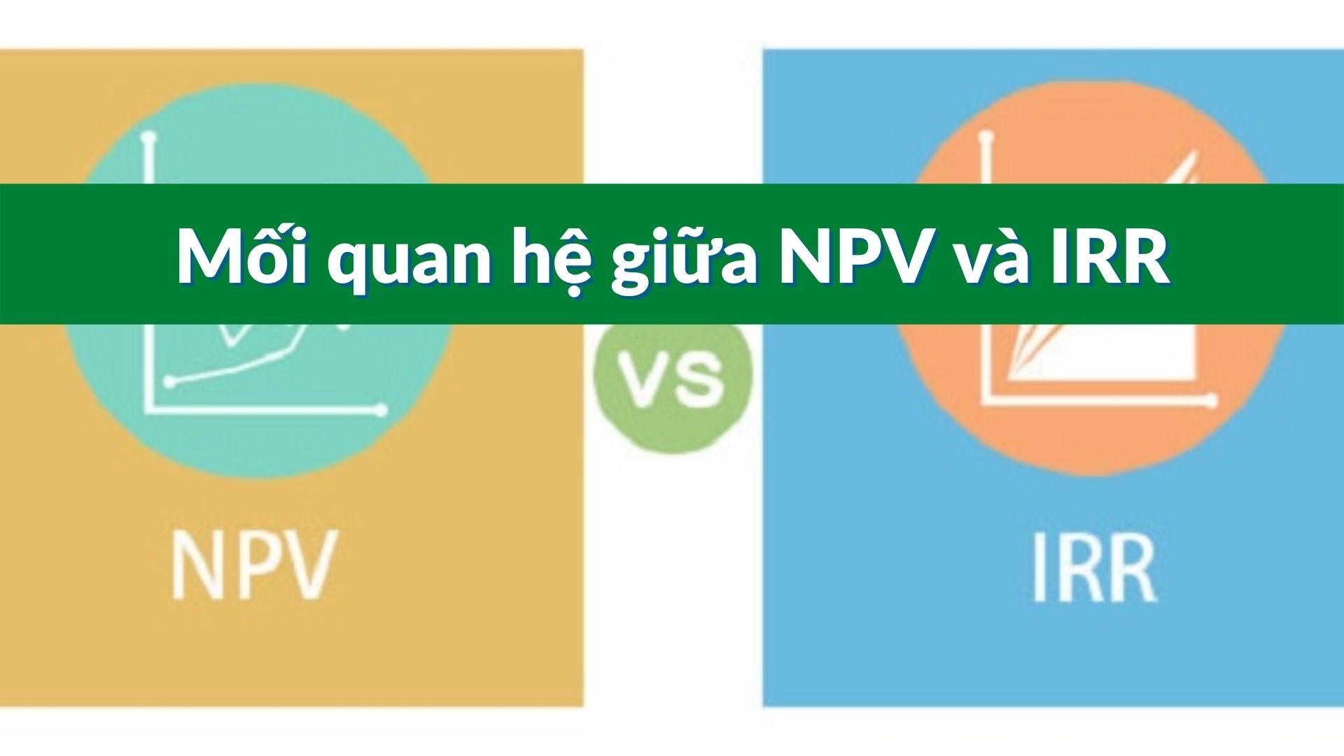 Mối quan hệ giữa chỉ số IRR và NPV
